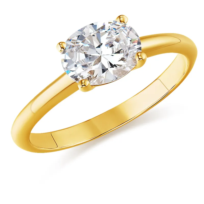 2 Carat East-West Oval Ring sold by Tru Diamonds