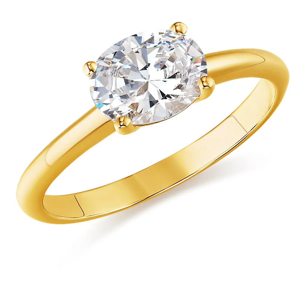 2 Carat East-West Oval Ring sold by Tru Diamonds