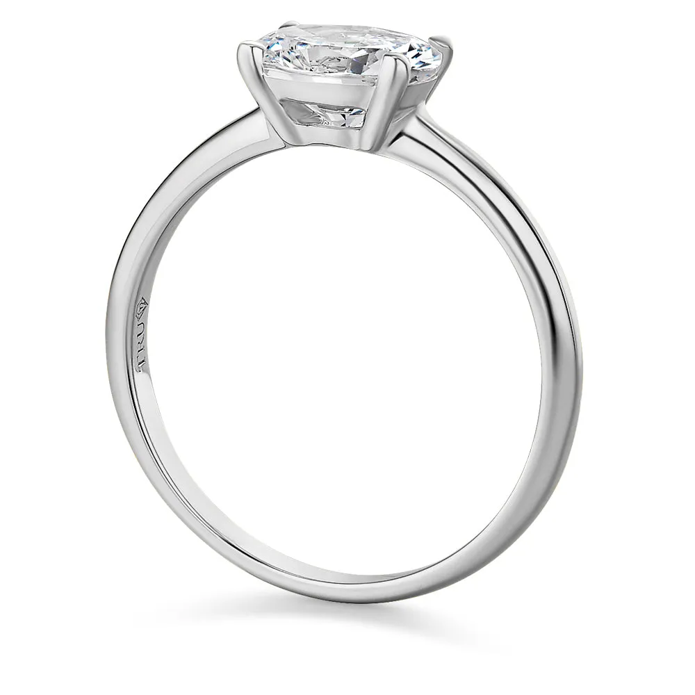 2 Carat East-West Oval Ring sold by Tru Diamonds product image thumbnail 4