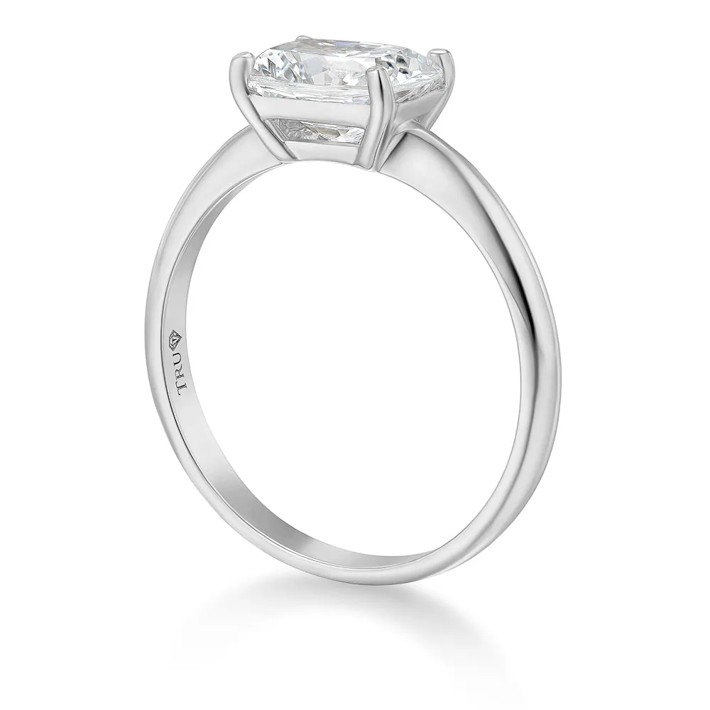 2 Carat East-West Cushion Ring sold by Tru Diamonds product image thumbnail 4