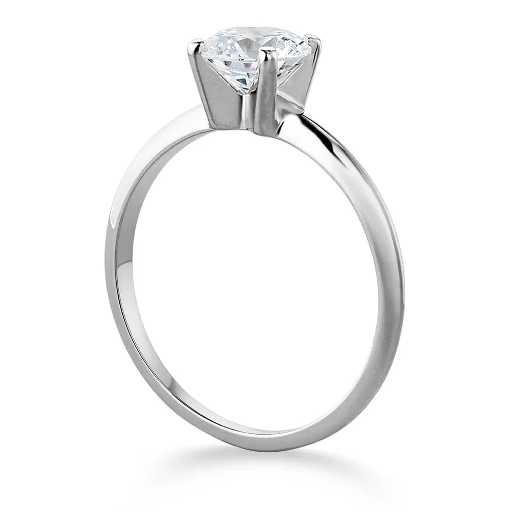 3 Carat Tiffany Style 4-Claw Solitaire Ring sold by Tru Diamonds product image thumbnail 4