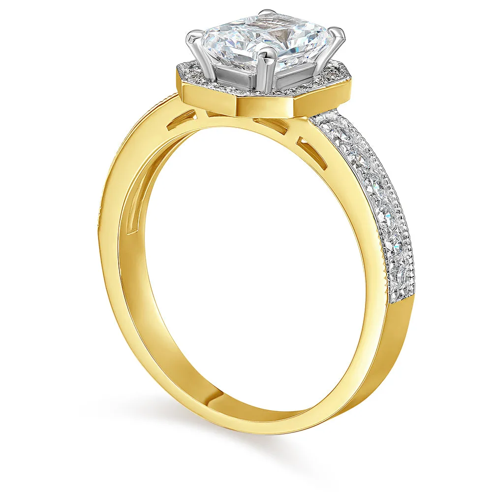 Emerald Cut Heirloom Ring sold by Tru Diamonds product image thumbnail 3