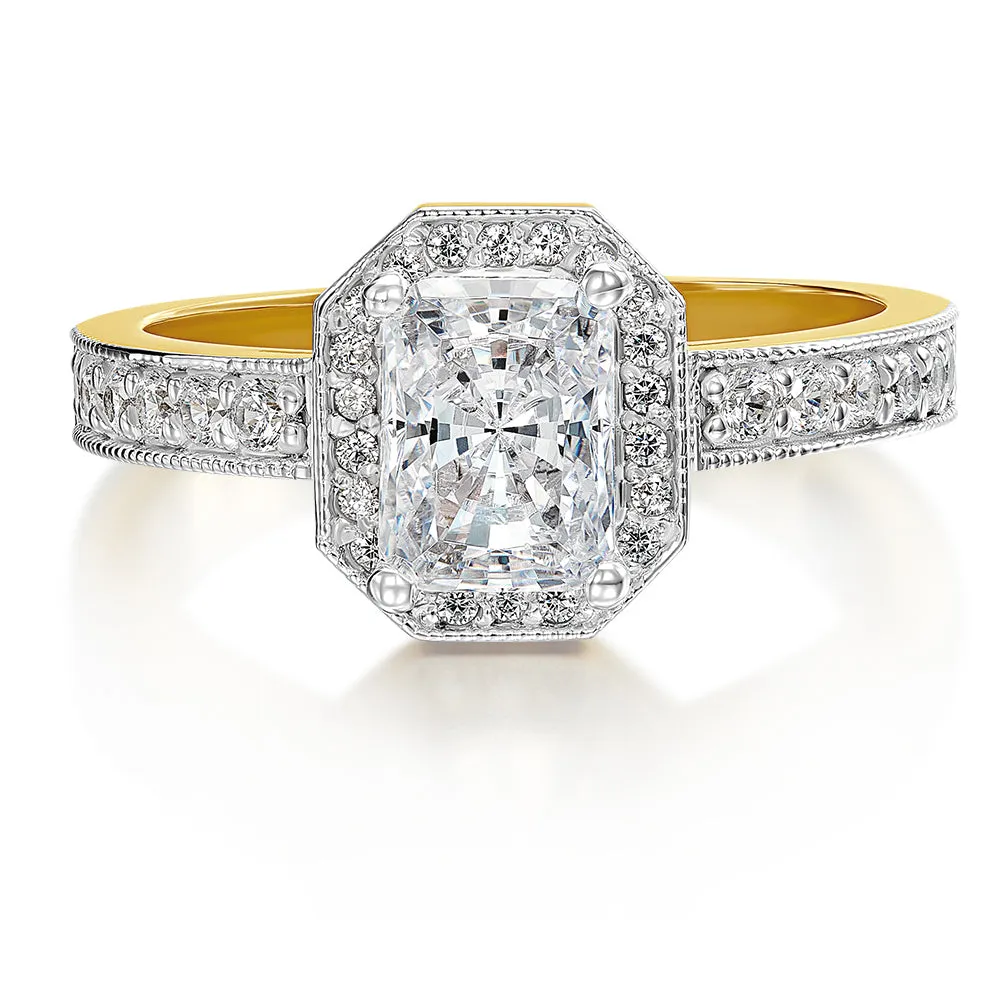 Emerald Cut Heirloom Ring sold by Tru Diamonds product image thumbnail 5