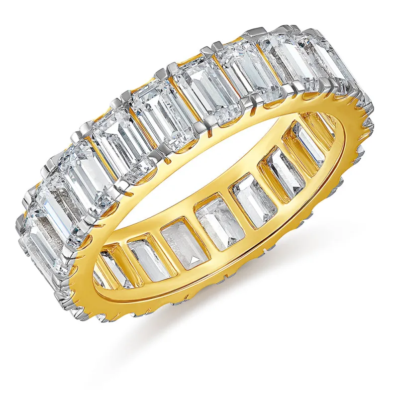 Emerald Cut Eternity Ring sold by Tru Diamonds