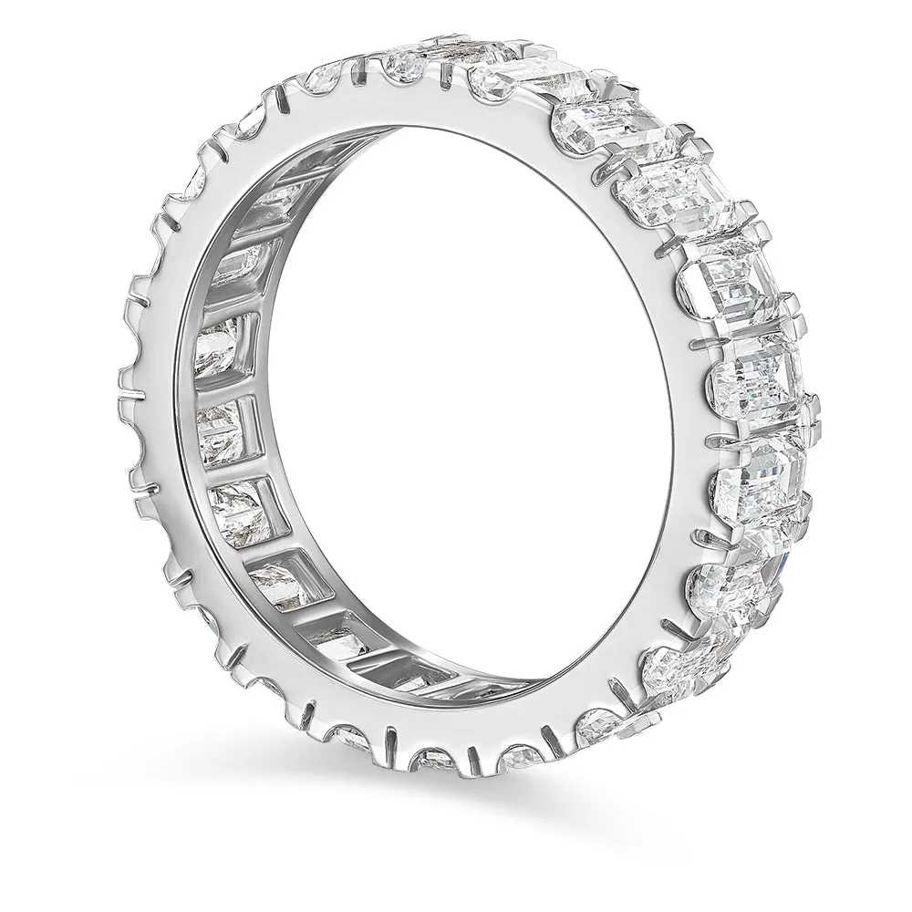 Emerald Cut Eternity Ring sold by Tru Diamonds product image thumbnail 4