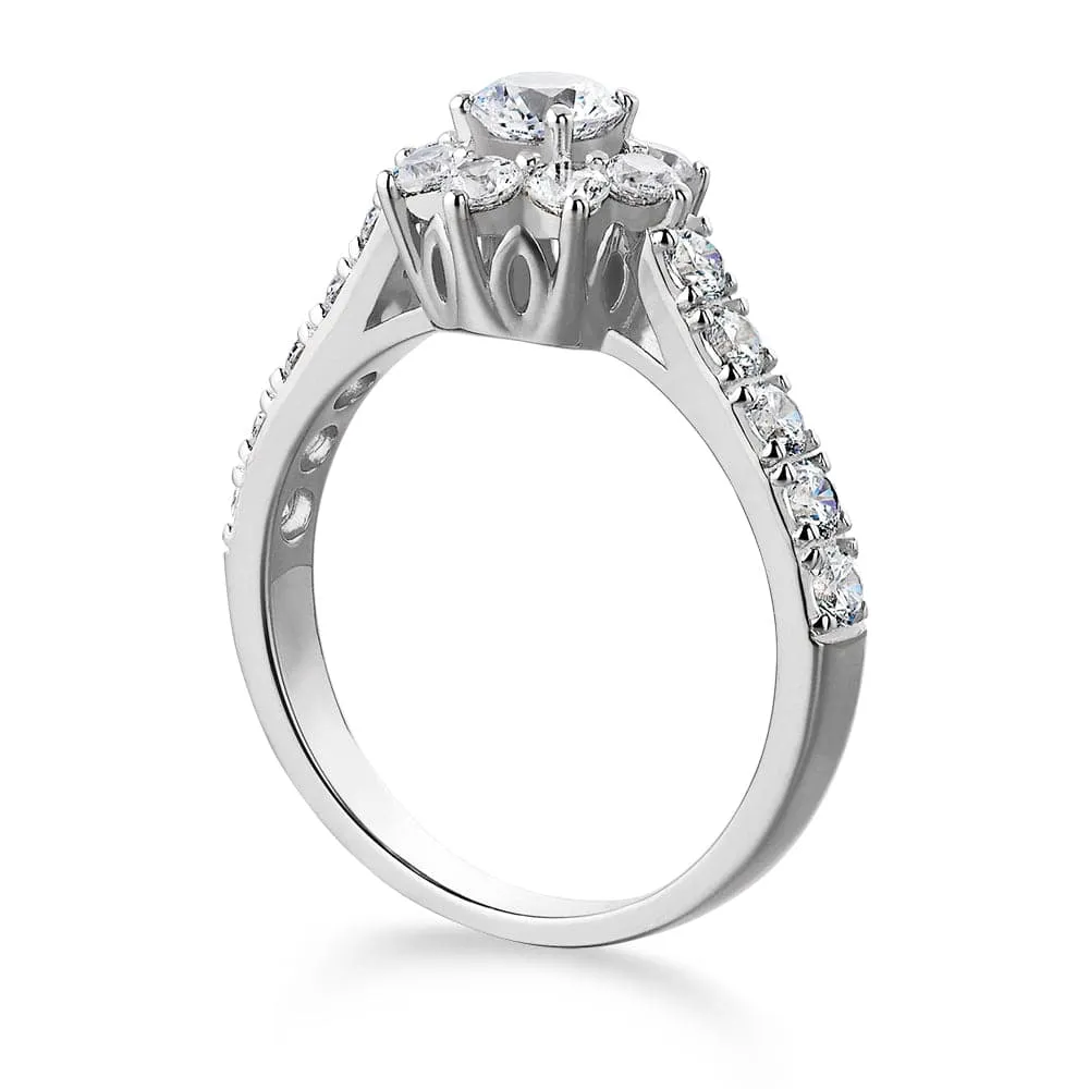 Tulip Cluster Ring sold by Tru Diamonds product image thumbnail 4