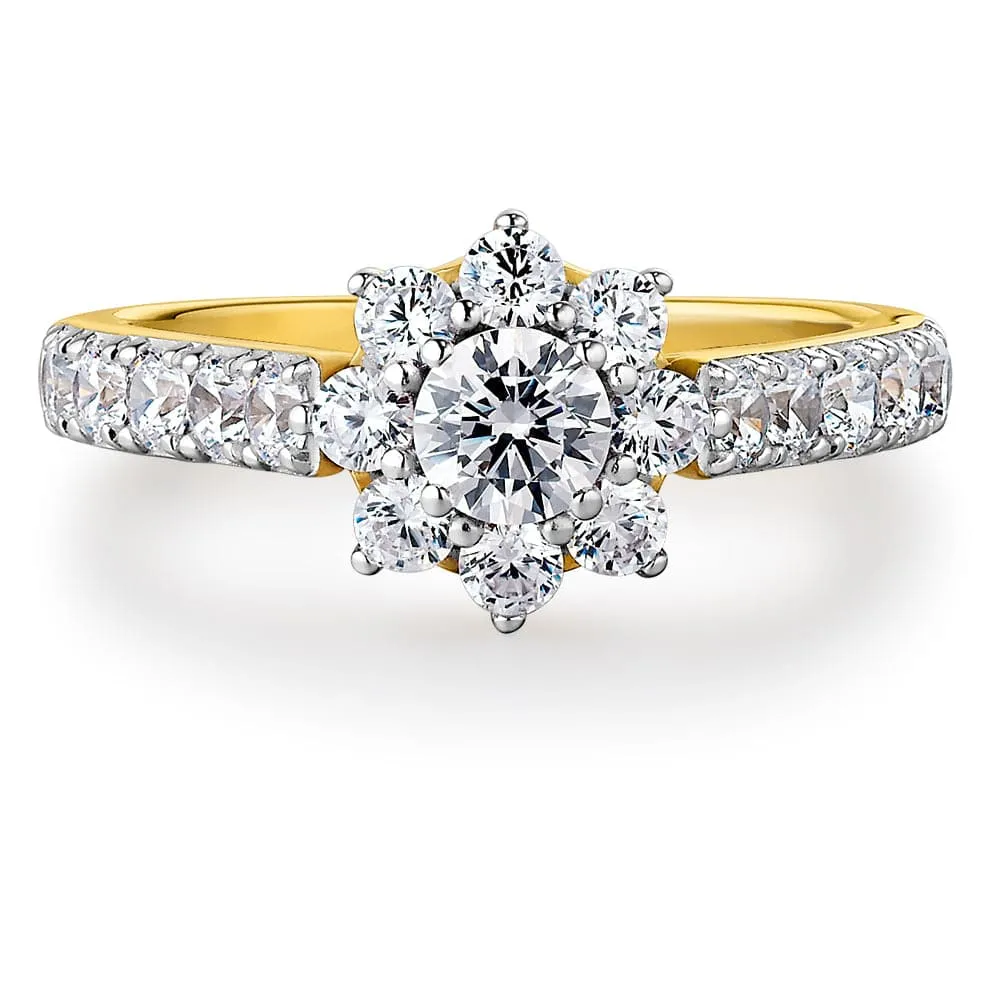 Tulip Cluster Ring sold by Tru Diamonds product image thumbnail 5
