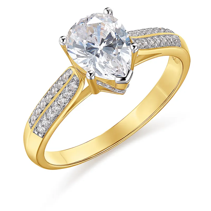 2.25 Carat Accolade Pear Ring sold by Tru Diamonds