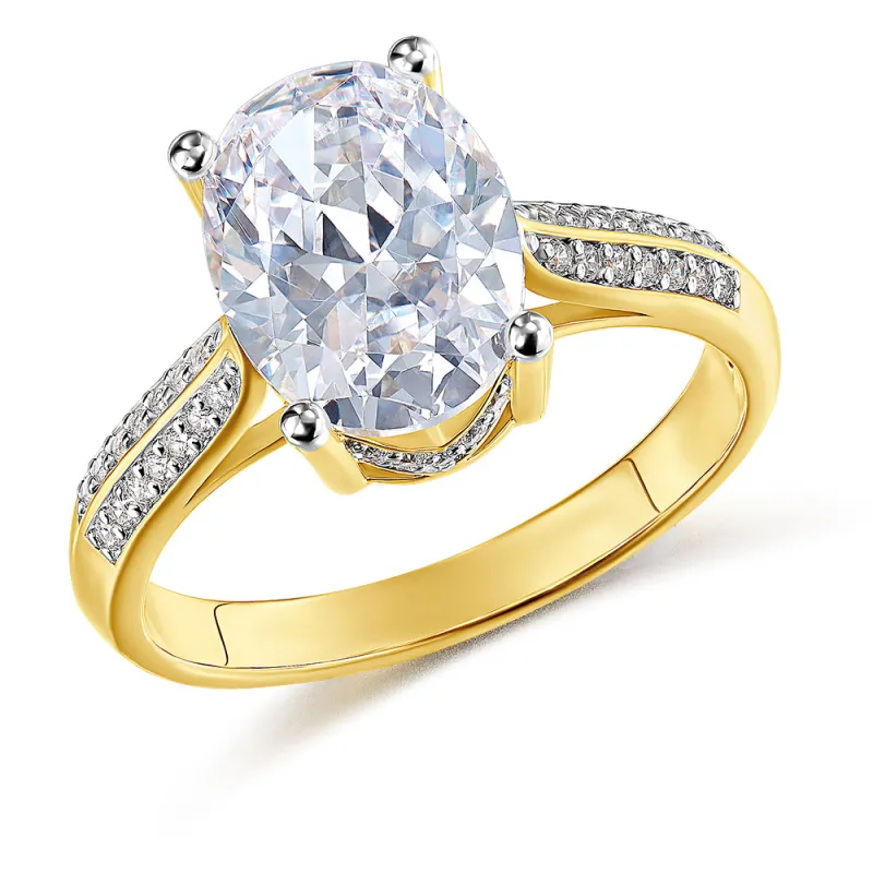 3.75 Carat Grand Accolade Oval Ring sold by Tru Diamonds
