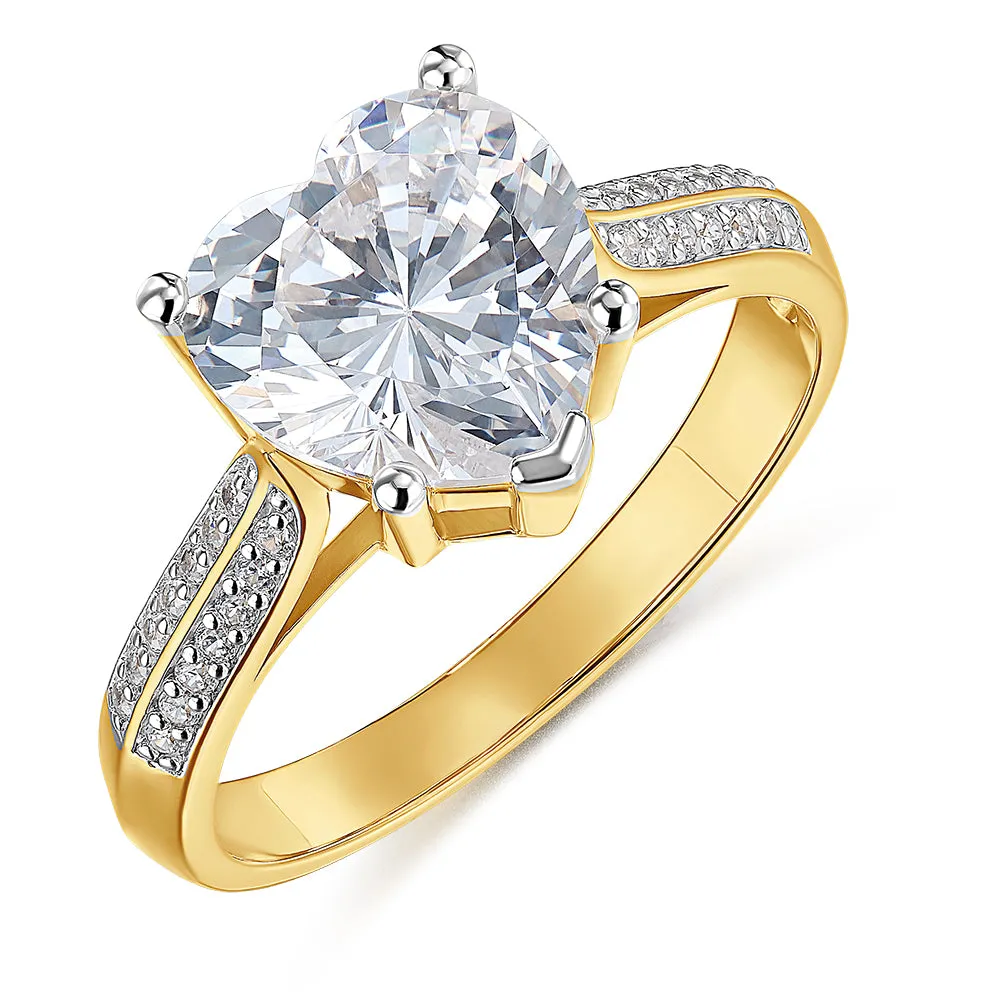 3.75 Carat Grand Accolade Heart Ring sold by Tru Diamonds