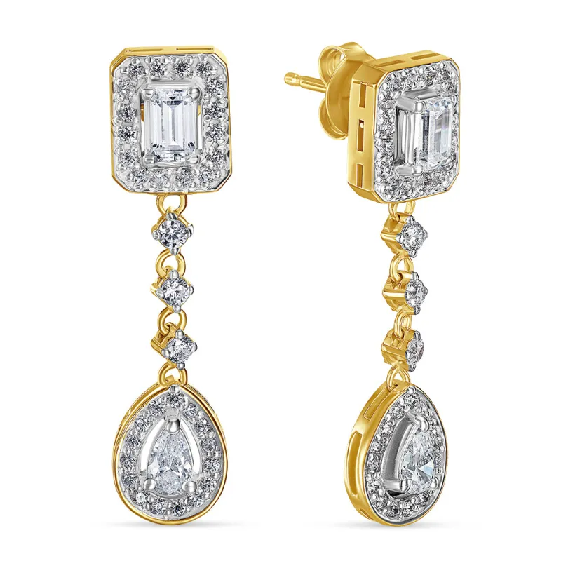 Antique Cascade Drop Earrings sold by Tru Diamonds