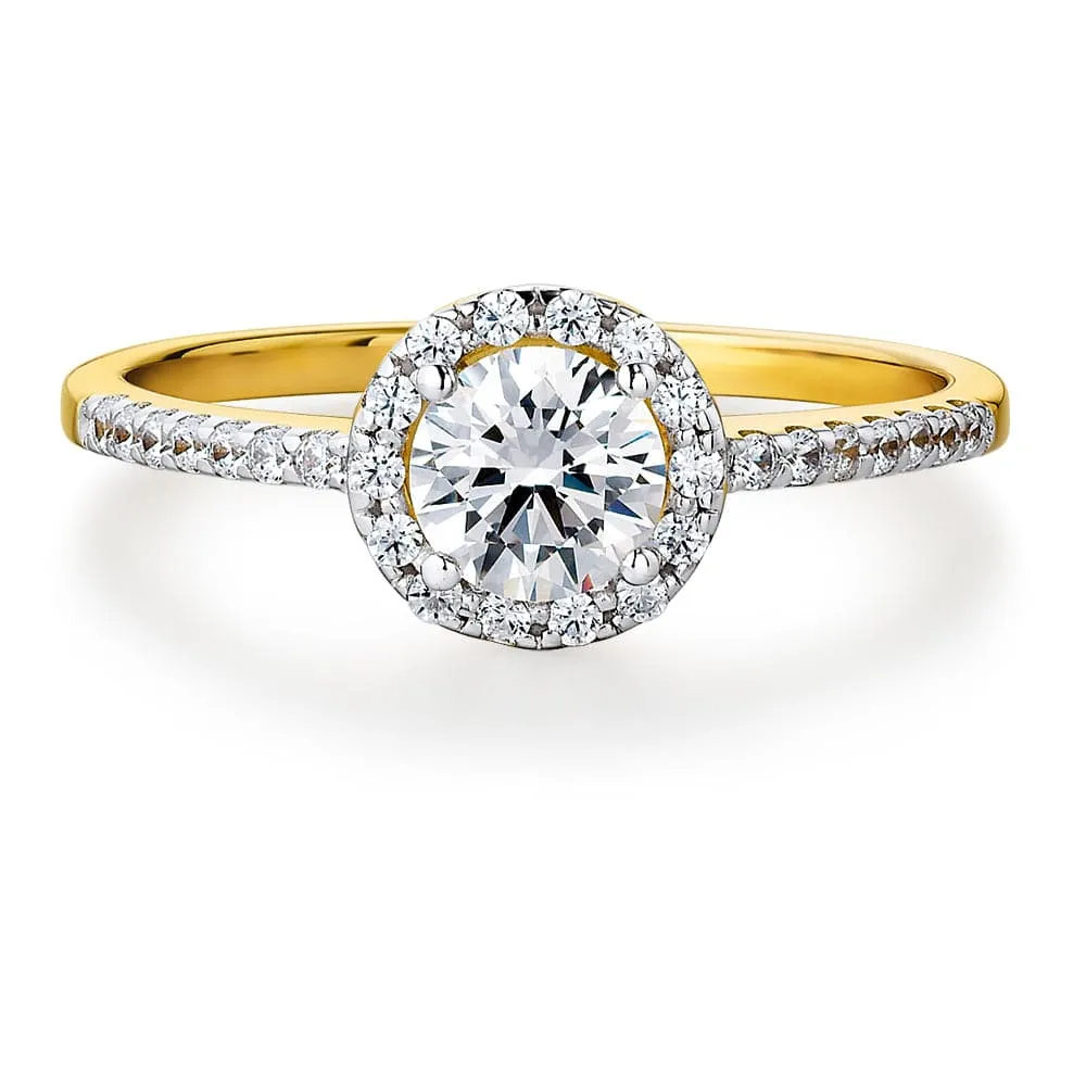 Posh Halo Ring sold by Tru Diamonds product image thumbnail 4