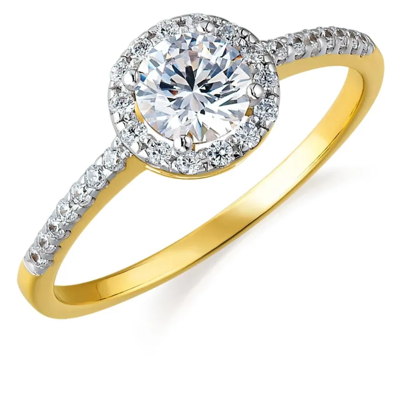 Posh Halo Ring sold by Tru Diamonds