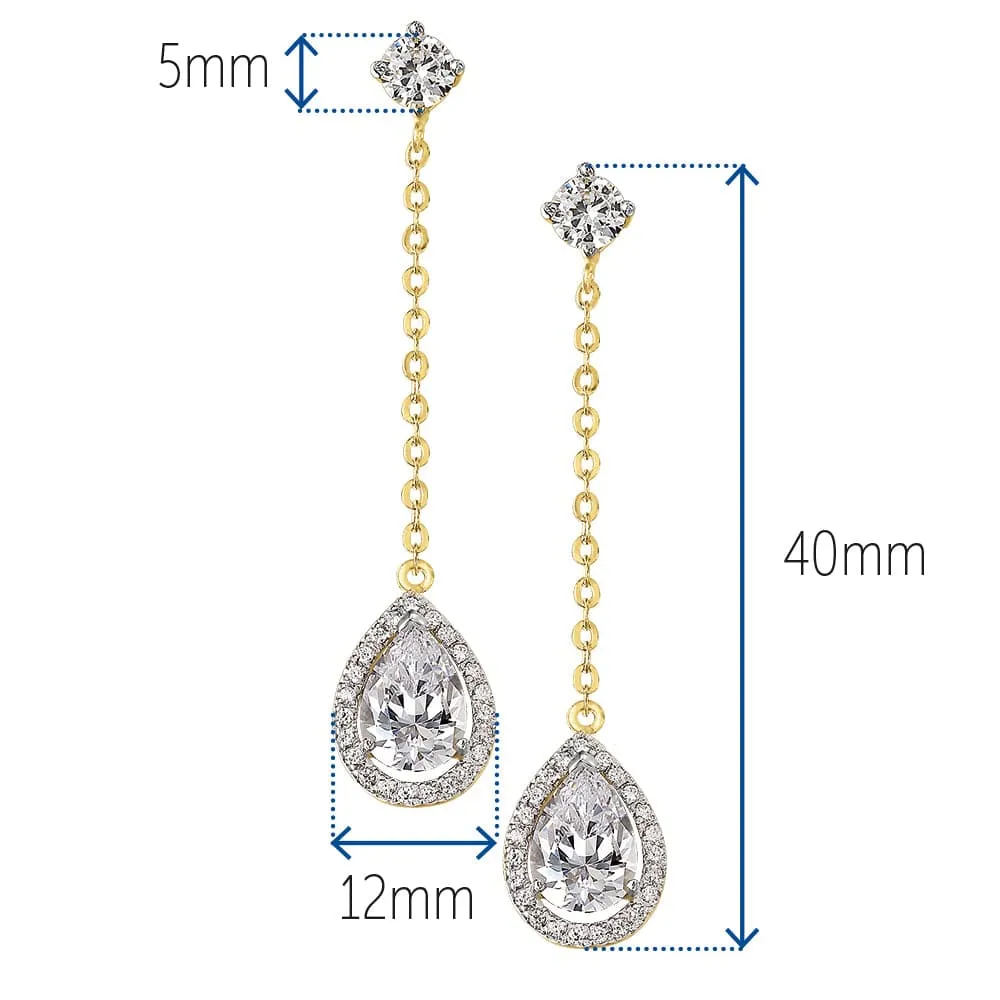 Chic Drop Earrings sold by Tru Diamonds product image thumbnail 3