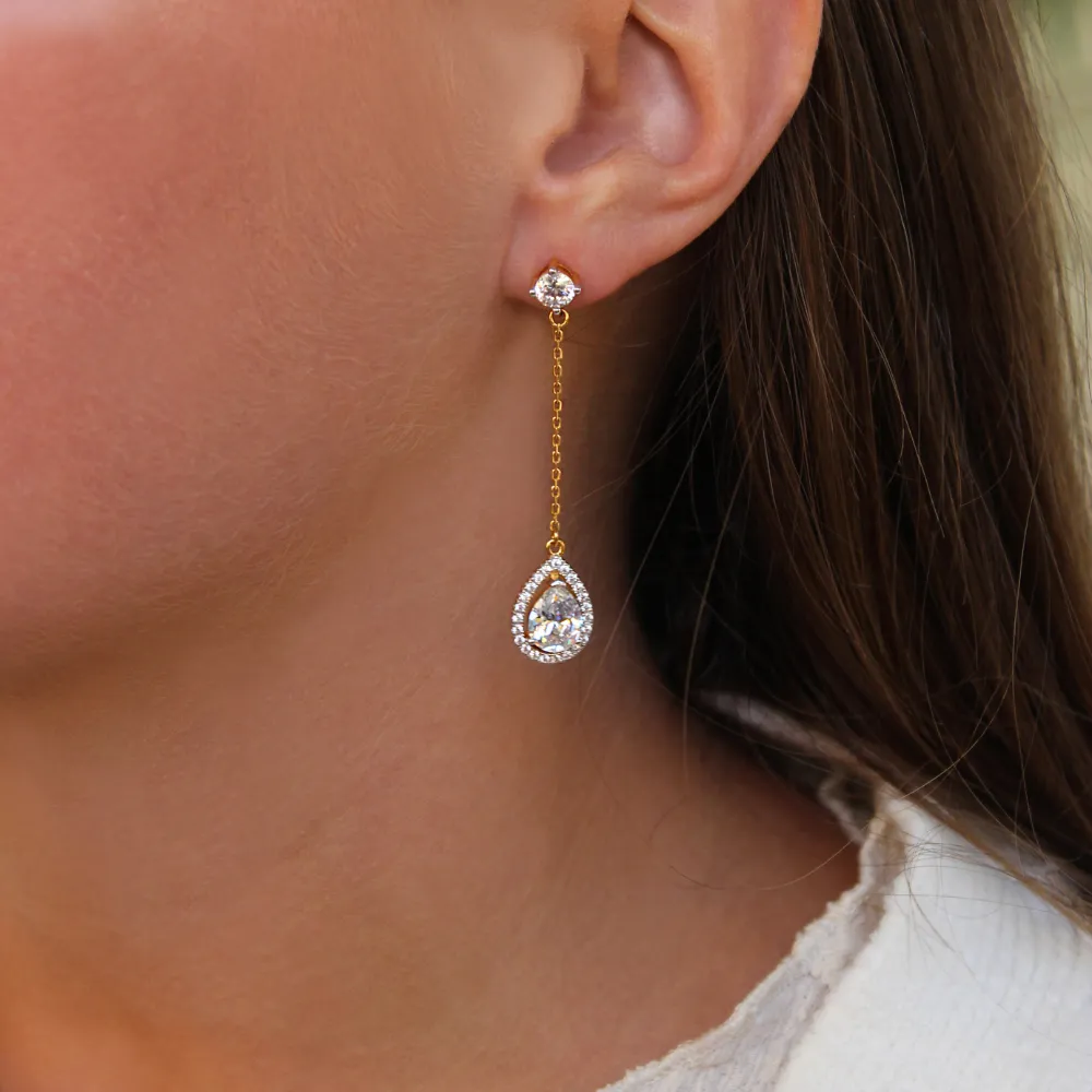 Chic Drop Earrings sold by Tru Diamonds product image thumbnail 5