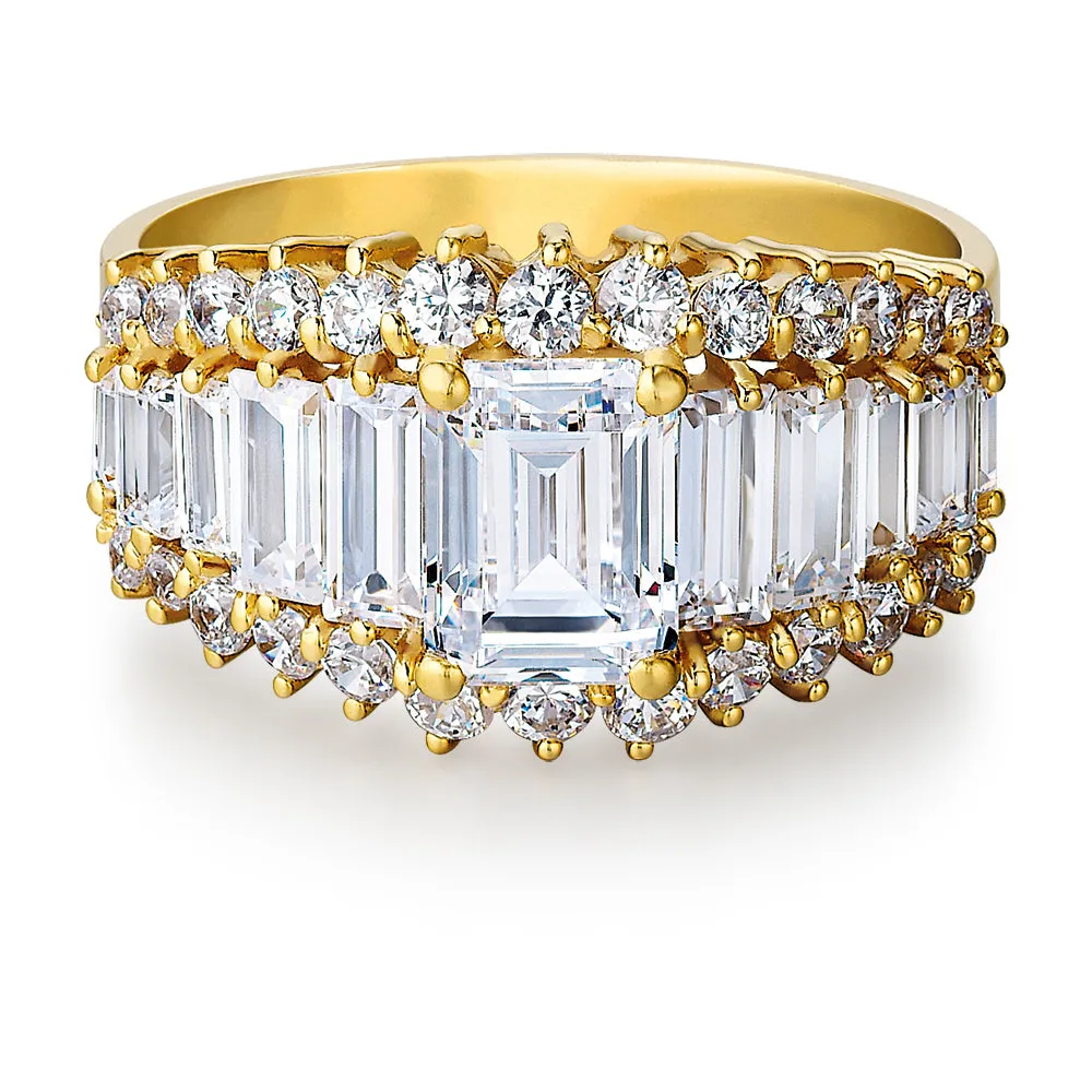Angelina Emerald Cut Ring sold by Tru Diamonds product image thumbnail 4