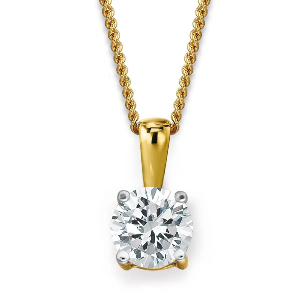 1 Carat Solitaire Pendant sold by Tru Diamonds