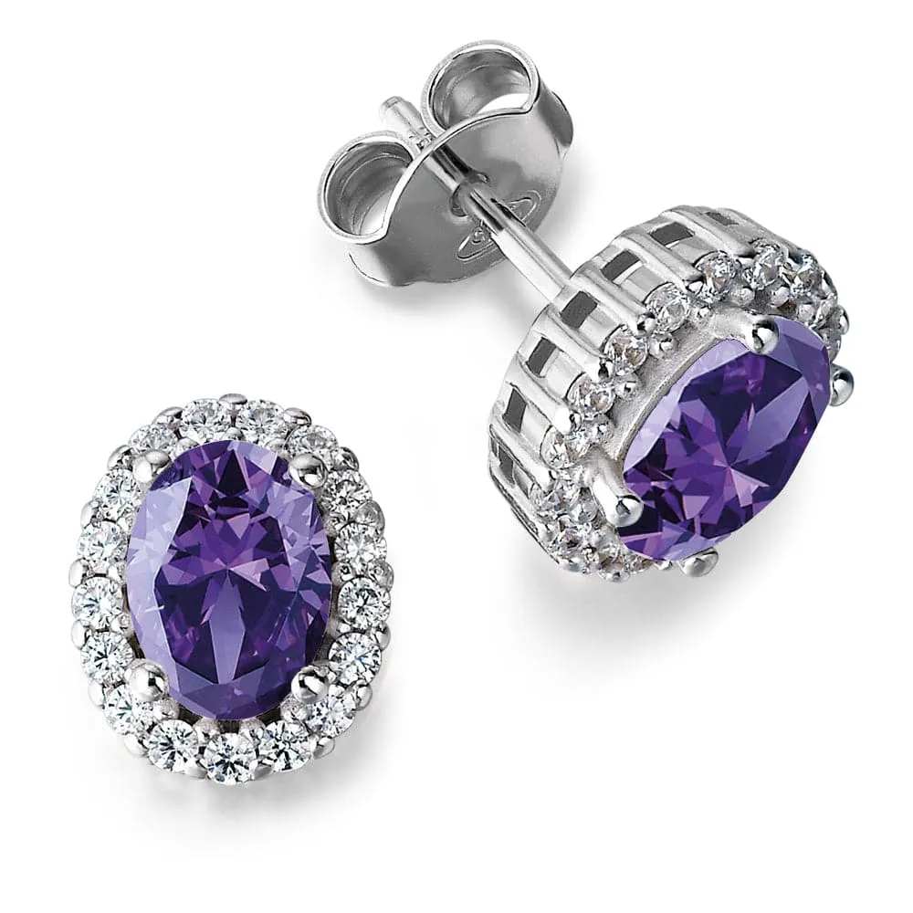 Tru Amethyst Cincature Earrings sold by Tru Diamonds product image thumbnail 2