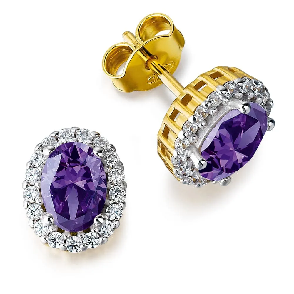 Tru Amethyst Cincature Earrings sold by Tru Diamonds