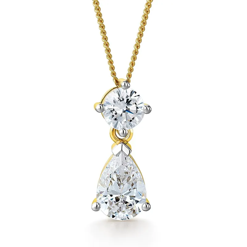 3.34 Carat Teardrop Pendant sold by Tru Diamonds