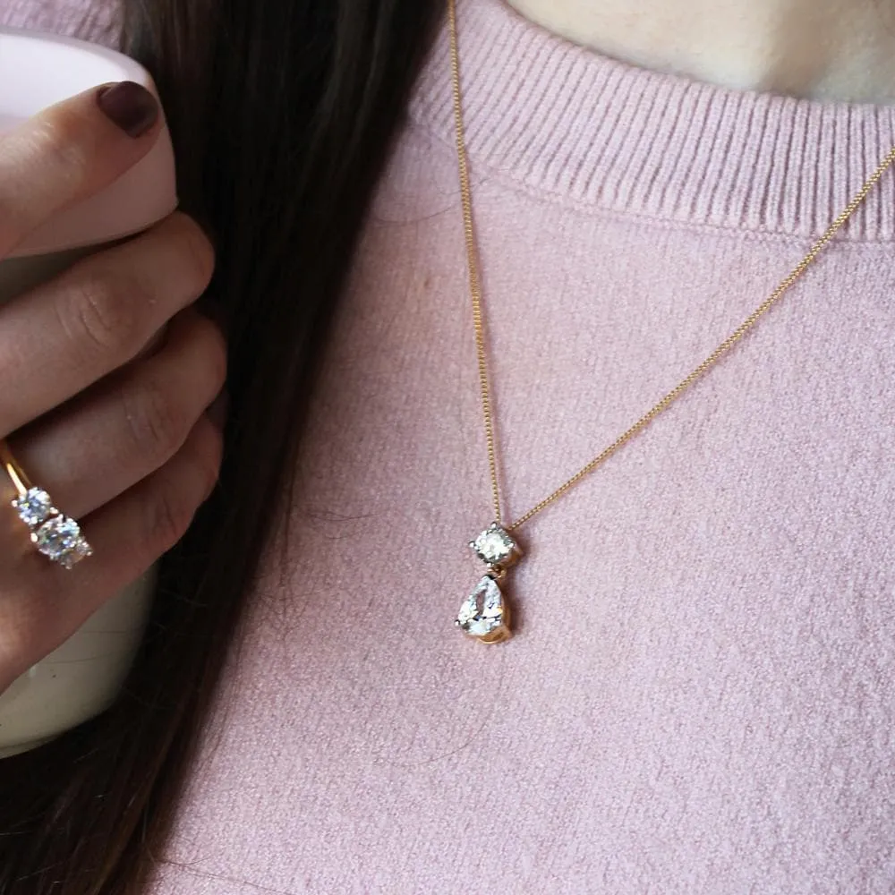 3.34 Carat Teardrop Pendant sold by Tru Diamonds product image thumbnail 4