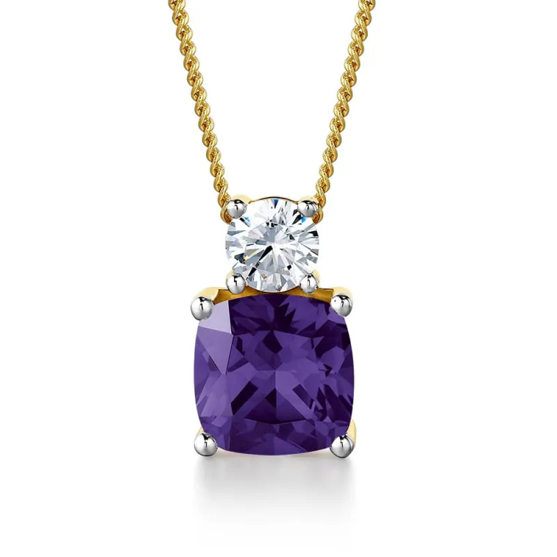Tru Amethyst Perfection Pendant sold by Tru Diamonds