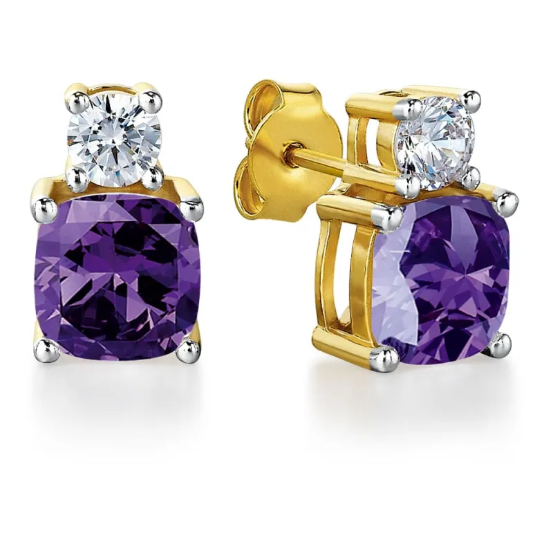 Tru Amethyst Perfection Earrings sold by Tru Diamonds
