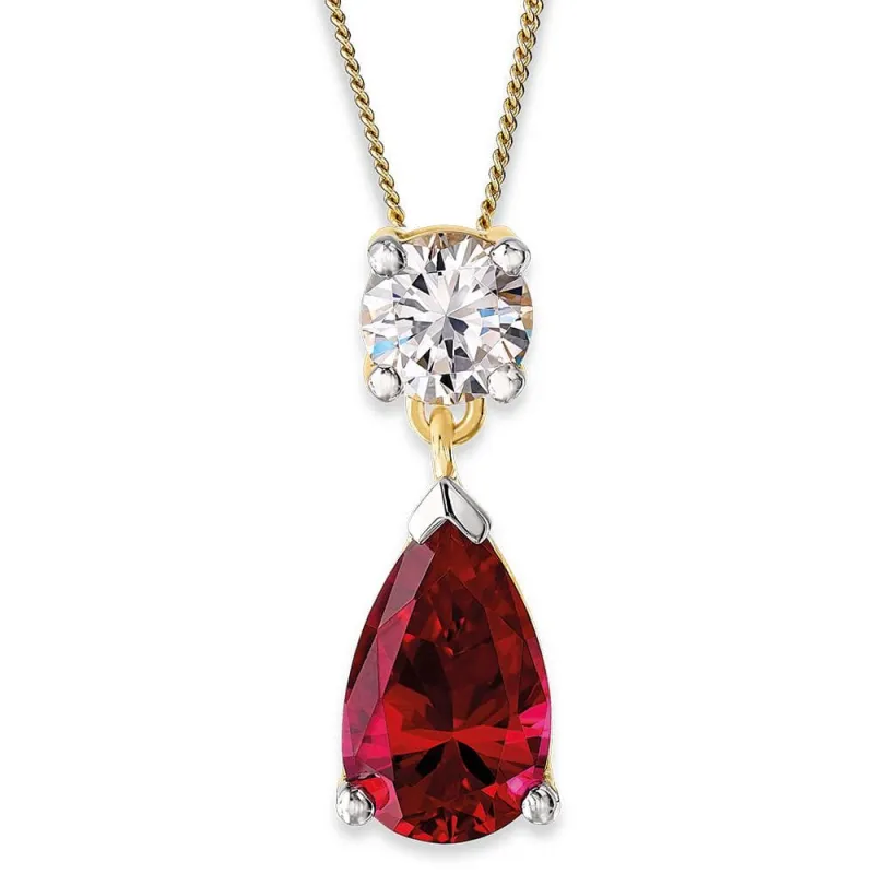 Tru Ruby Chéri Amour Pendant sold by Tru Diamonds