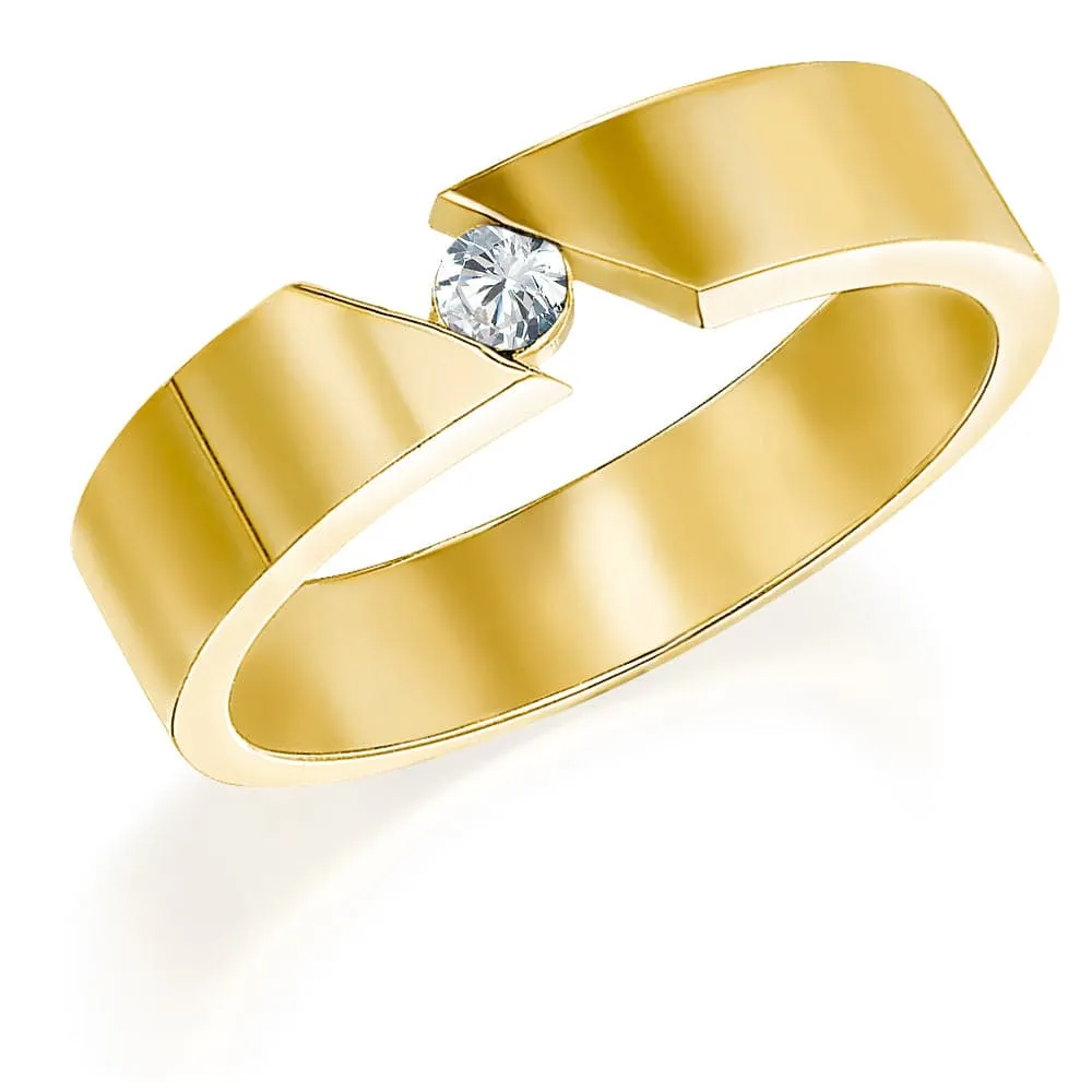 Modern Gents Wedding Band sold by Tru Diamonds