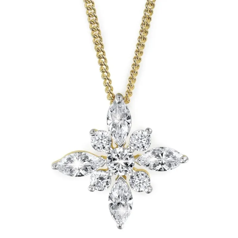Floral Posy Pendant sold by Tru Diamonds