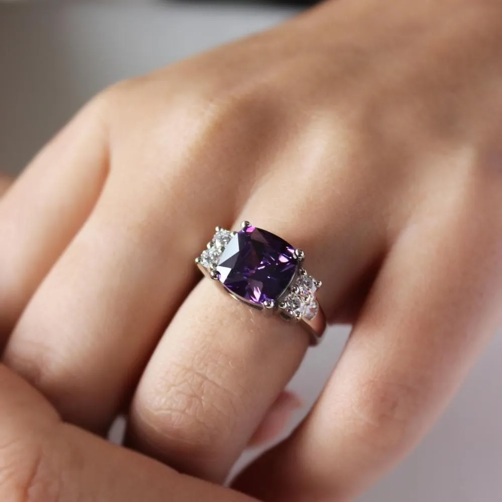 Tru Amethyst Perfection Ring sold by Tru Diamonds product image thumbnail 5