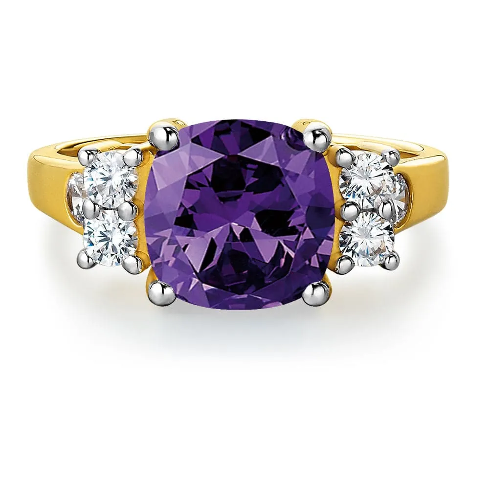 Tru Amethyst Perfection Ring sold by Tru Diamonds product image thumbnail 3