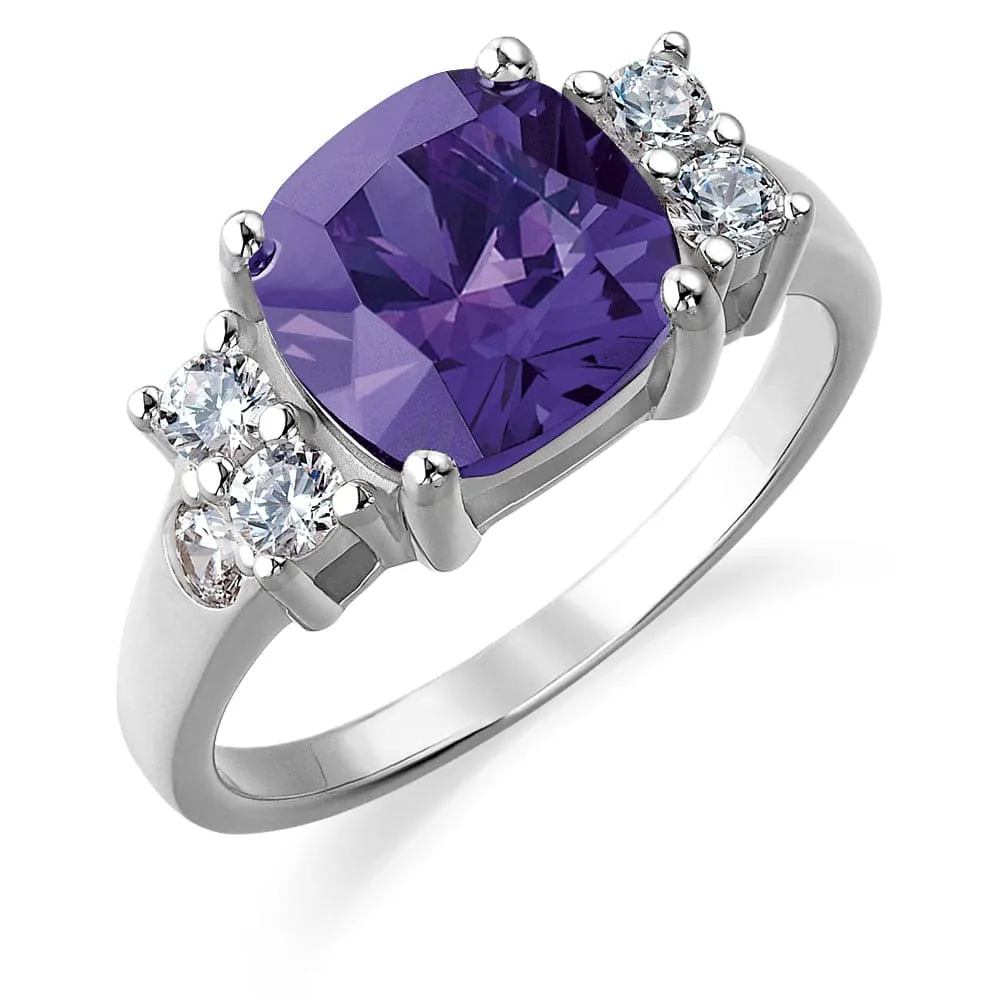 Tru Amethyst Perfection Ring sold by Tru Diamonds product image thumbnail 4