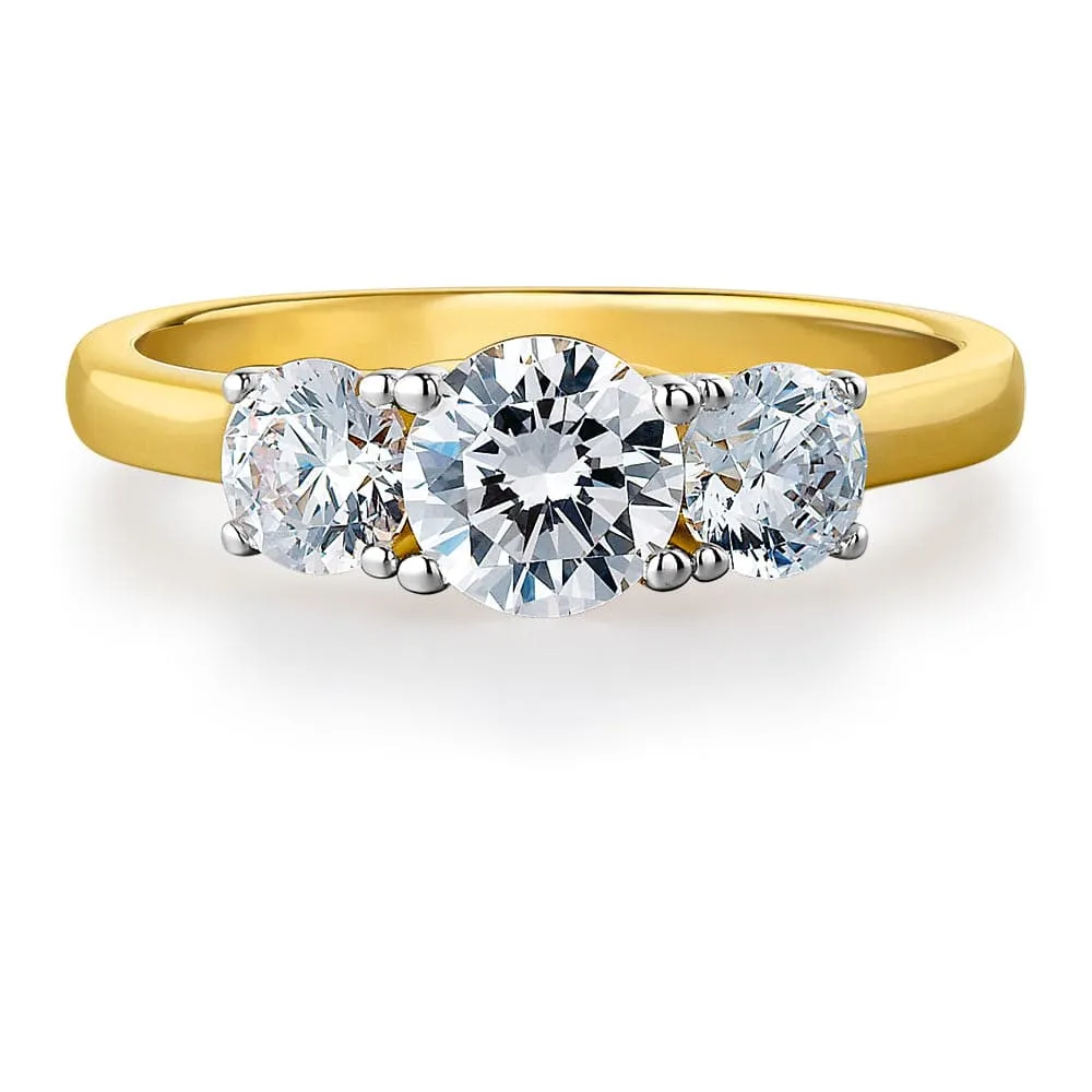 Tulip Trilogy Ring sold by Tru Diamonds product image thumbnail 3