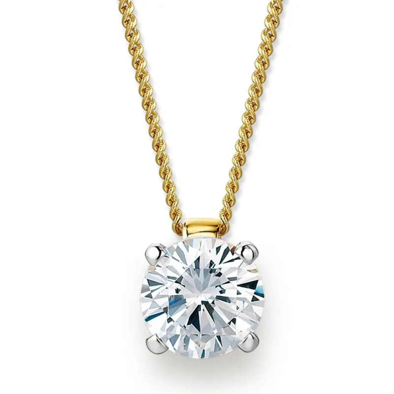 2 Carat Raindrop Pendant sold by Tru Diamonds