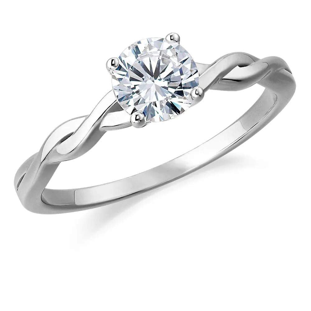 Tulip Twist Ring sold by Tru Diamonds product image thumbnail 5