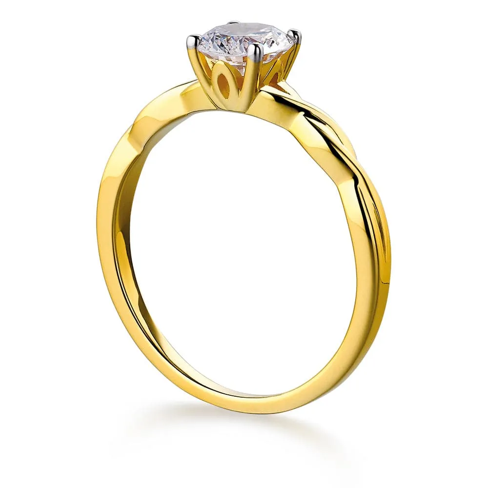 Tulip Twist Ring sold by Tru Diamonds product image thumbnail 3