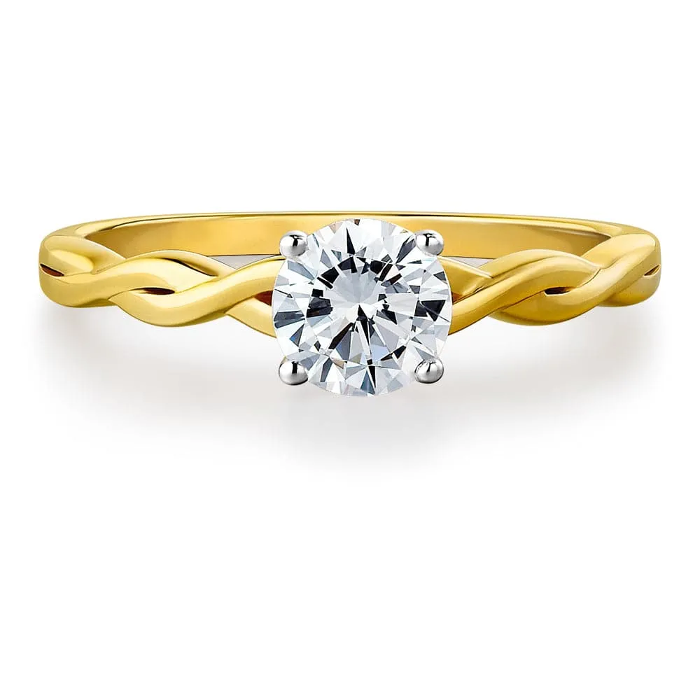 Tulip Twist Ring sold by Tru Diamonds product image thumbnail 4