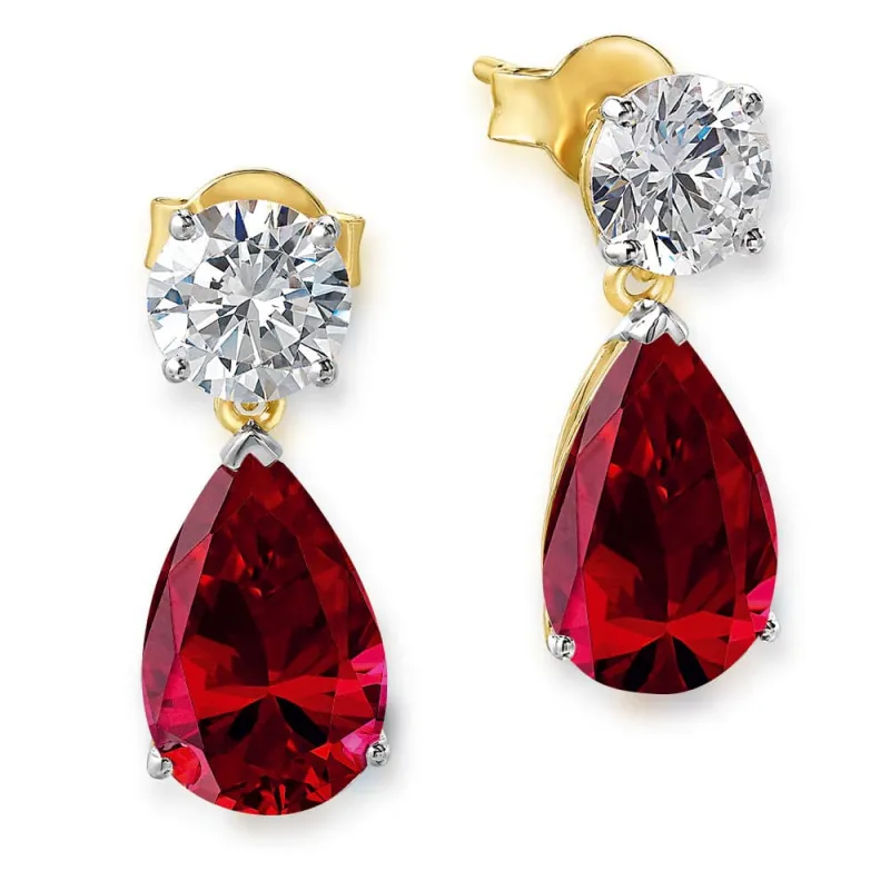 Tru Ruby Chéri Amour Earrings sold by Tru Diamonds