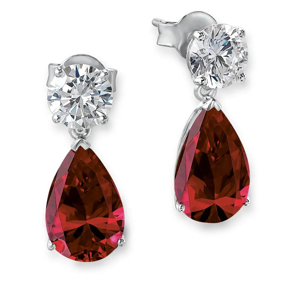 Tru Ruby Chéri Amour Earrings sold by Tru Diamonds product image thumbnail 2