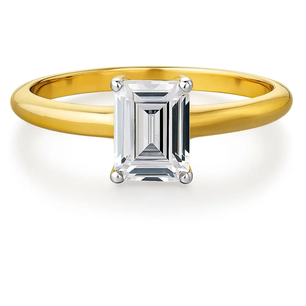 1.75 Carat Emerald Cut Solitaire Ring sold by Tru Diamonds product image thumbnail 4