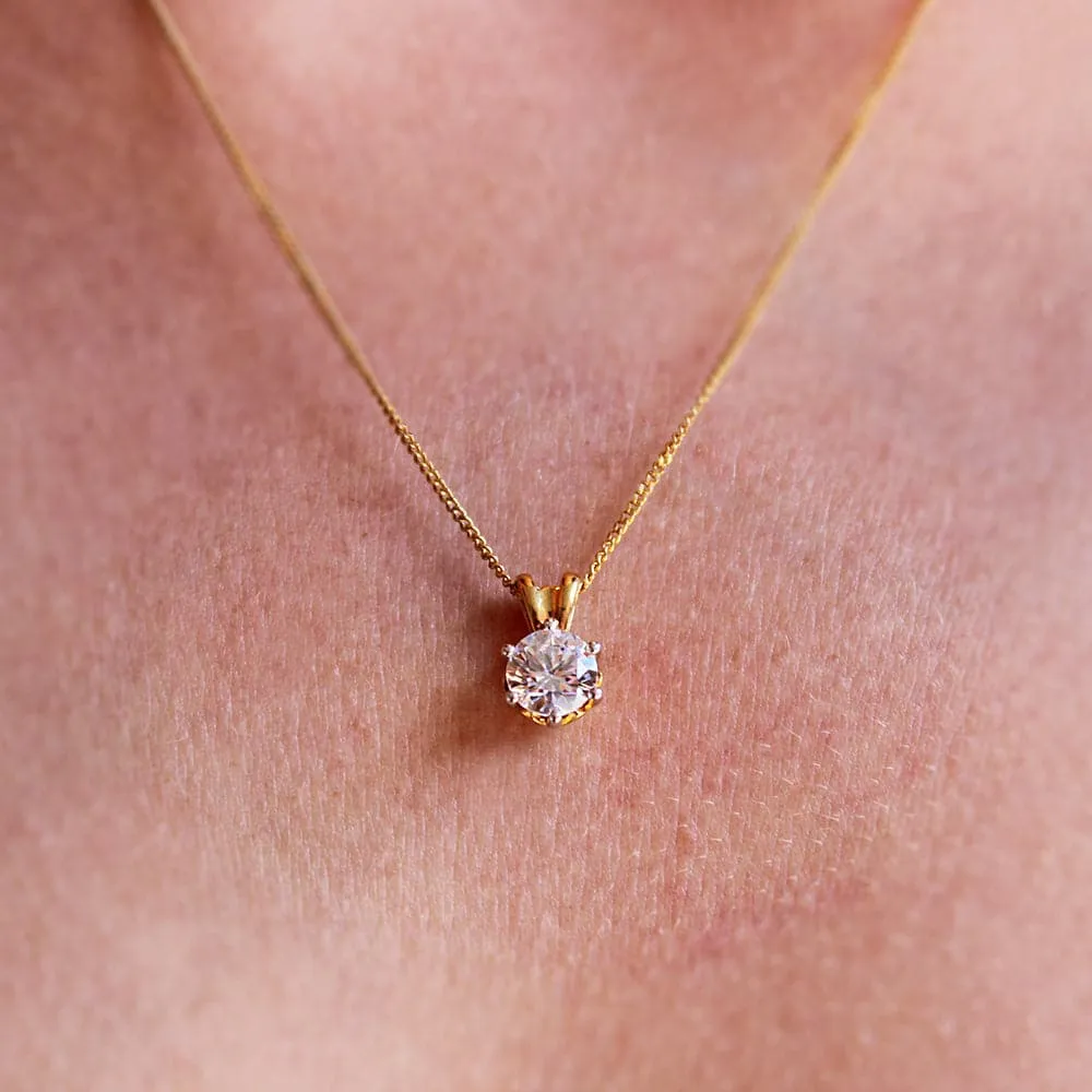1 Carat Tulip Pendant sold by Tru Diamonds product image thumbnail 2