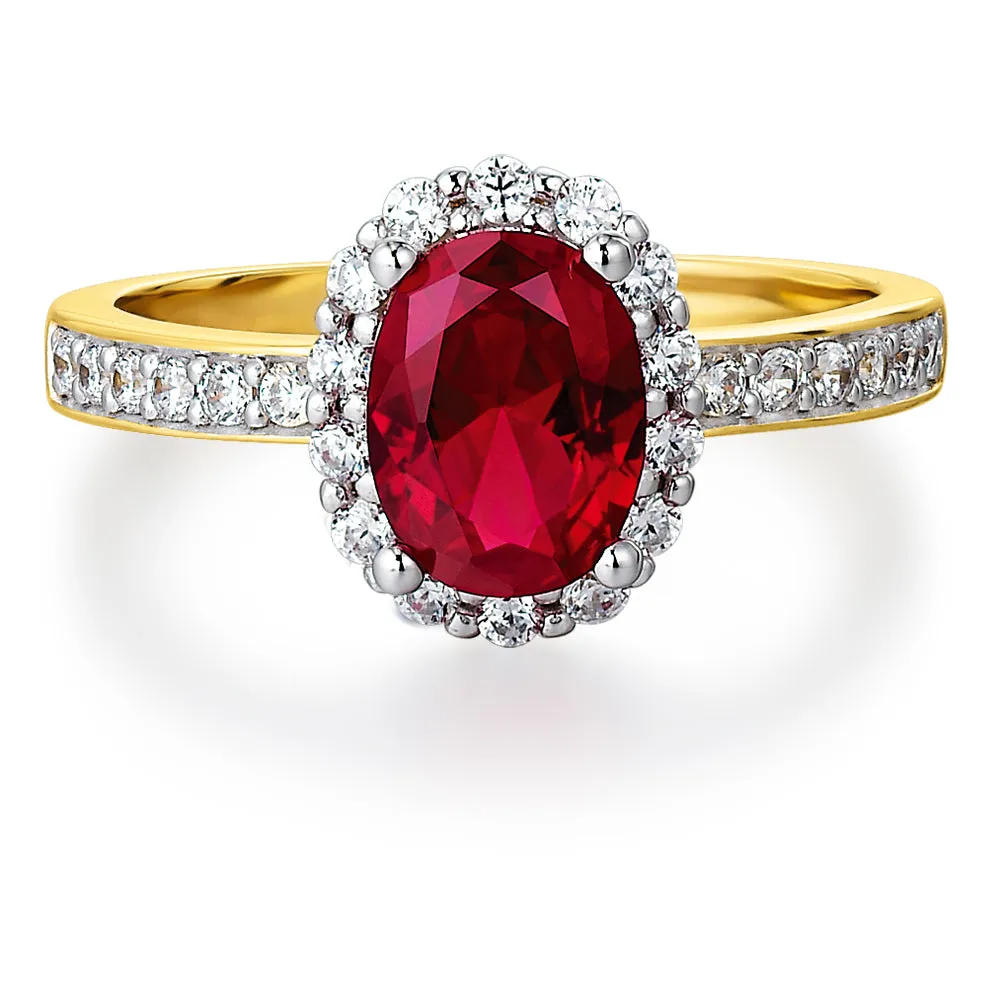 Tru Ruby Cincature Ring Set sold by Tru Diamonds product image thumbnail 4