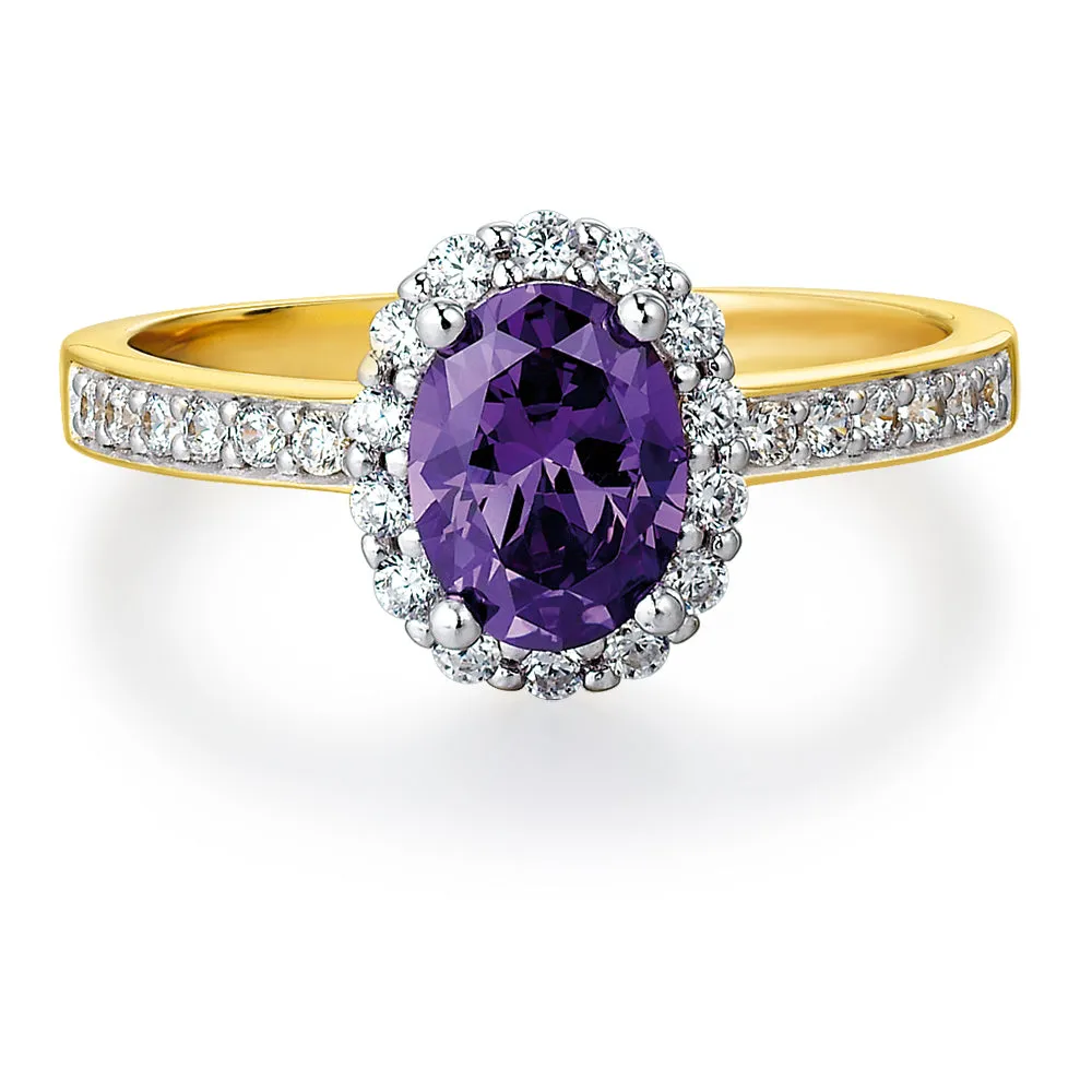 Tru Amethyst Cincature Ring Set sold by Tru Diamonds product image thumbnail 4
