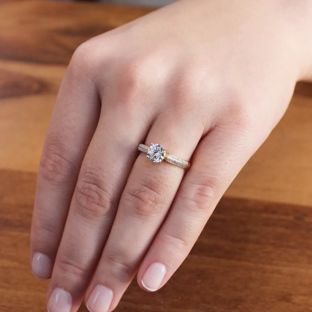 1.20 Carat Petite Accolade Ring sold by Tru Diamonds product image thumbnail 2