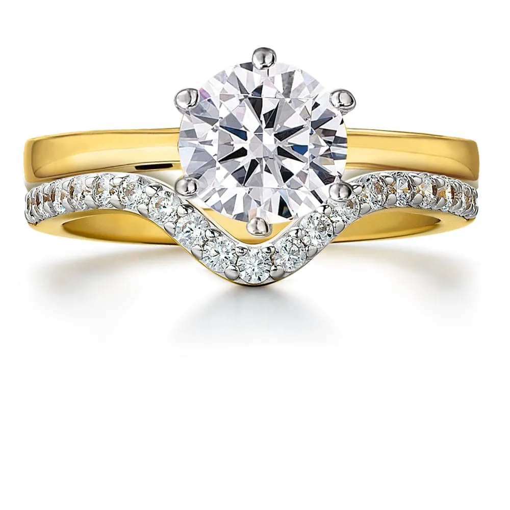 2 Carat Tulip Solitaire Ring Set sold by Tru Diamonds