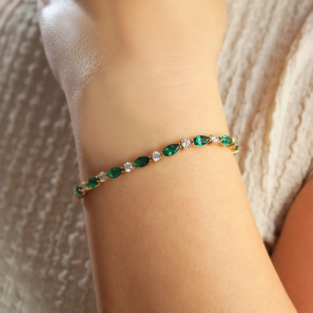 Tru Emerald Cascade Bracelet sold by Tru Diamonds product image thumbnail 4