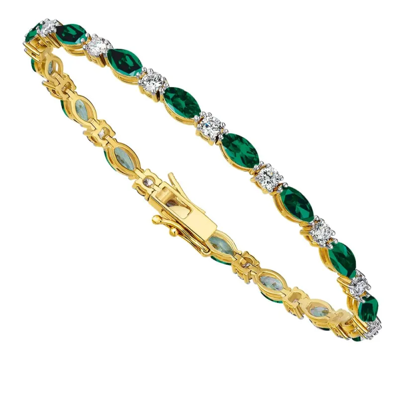Tru Emerald Cascade Bracelet sold by Tru Diamonds