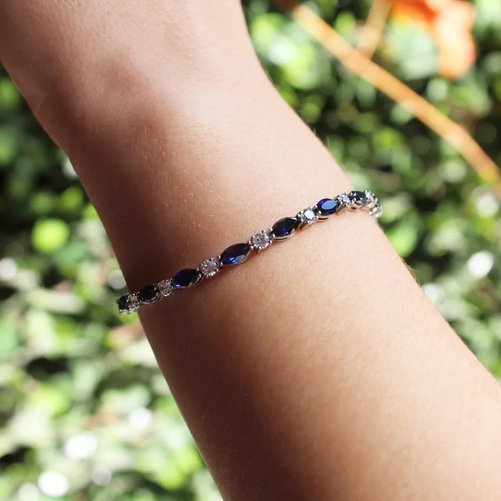 Tru Sapphire Cascade Bracelet sold by Tru Diamonds product image thumbnail 2