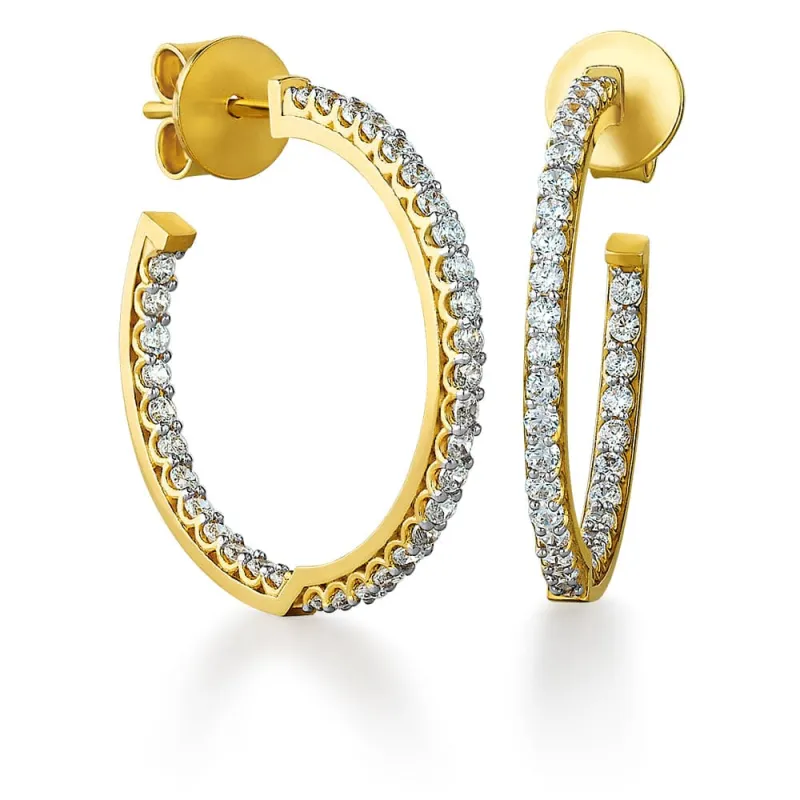 Celebrity Hoop Earrings sold by Tru Diamonds